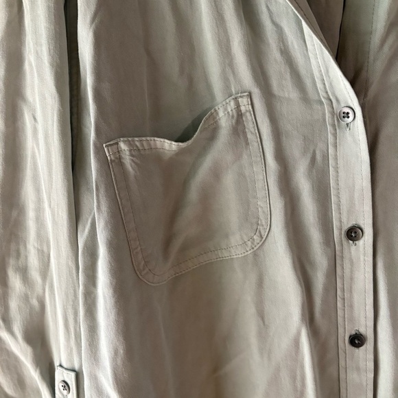 Rock & Republic Gray Button Down Long Sleeve Shirt Size X-Large - Picture 6 of 7